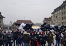 Xocalı faciəsinin ildönümü ilə bağlı İsveçrədə aksiya keçirilib