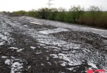 Ağcabədiyə güclü dolu yağıb