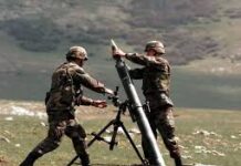 Düşmən mövqelərimizi atəşə tutdu