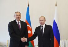 Azərbaycan prezidenti Vladimir Putini Rusiya prezidenti seçilməsi münasibətilə təbrik edib