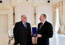 Azərbaycan prezidentinə Dünya Güləş Birliyinin “Qızıl Orden” ali mükafatı təqdim edilib