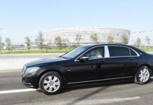 Prezident yeni yolda maşın sürdü – Foto