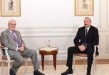İlham Əliyev Parisdə Rotşildlə görüşdü