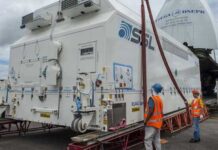 “Azerspace-2” peyki orbitə buraxılması üçün Kuru kosmodromuna gətirilib