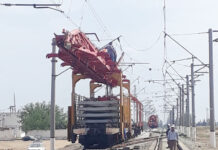 Dəliməmmədli stansiyasında yeni yoldəyişənlər quraşdırılır