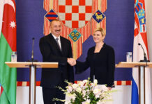 Azərbaycan və Xorvatiya prezidentlərinin görüşü olub