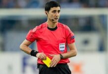 Əliyar Ağayev Rusiya – Çexiya matçını idarə edəcək Əliyar Ağayev