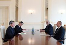 Azərbaycan Prezidenti Türkmənistan Nazirlər Kabineti Sədrinin müavinini qəbul edib