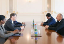 İlham Əliyev ABŞ nümayəndə heyətini qəbul edib