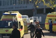 Krımda texnikum binasında terror aktı olub