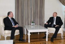 İlham Əliyev ABŞ Etnik Anlaşma Fondunun prezidentini qəbul edib