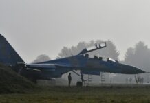 Ukraynada təlim zamanı hərbi təyyarə qəzaya uğrayıb