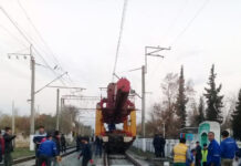 Kürdəmir stansiyasında yeni yoldəyişənlər quraşdırılır