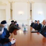 İlham Əliyev Rusiyanın Çeçenistan Respublikasının başçısının rəhbərlik etdiyi nümayəndə heyətini qəbul edib
