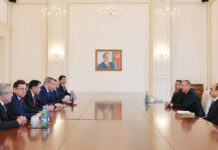 İlham Əliyev Rusiyanın Həştərxan vilayətinin nümayəndə heyətini qəbul edib