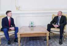 İlham Əliyev Rusiyanın rəqəmsal inkişaf, rabitə və kütləvi media nazirini qəbul edib