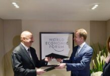 İlham Əliyev Davosda Dünya İqtisadi Forumunun prezidenti ilə görüşüb