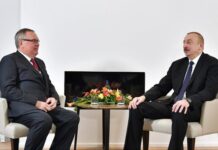 İlham Əliyevin “VTB-Bank”ın prezidenti ilə görüşü olub