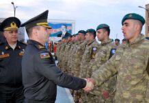 Əfqanıstandakı sülhməramlılarımızın bir qrupu Azərbaycana qayıdıb