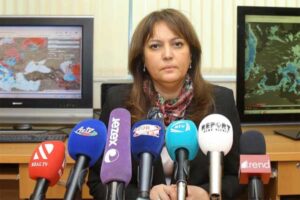 Milli Hidrometeorologiya Xidmətinin rəisi Umayra Tağıyeva