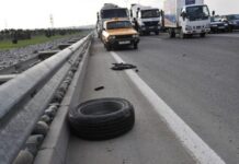 Ötən gün yol qəzalarında 4 nəfər ölüb, 9 nəfər xəsarət alıb