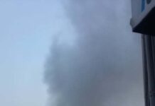 “Sədərək” ticarət mərkəzində baş verən yanğın söndürülüb – FOTO