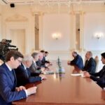 Prezident İlham Əliyev ATƏT-in Minsk qrupunun həmsədrlərini qəbul edib