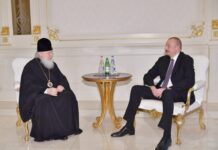 İlham Əliyev Moskvanın və bütün Rusiyanın Patriarxı Kirillə görüşüb