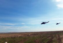 Azərbaycan Ordusunun təlimləri zamanı döyüş aviasiya vasitələrinin yerdəyişməsi həyata keçirilib – VİDEO