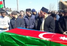 Azərbaycan Ordusunun şəhid olan hərbi qulluqçusu dəfn edilib