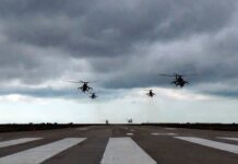 Hərbi Hava Qüvvələri helikopter bölmələrinin taktiki-uçuş məşqləri keçirilib – VİDEO