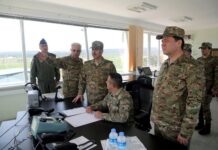 Müdafiə naziri HHQ-nin təlim-məşq mərkəzinin açılışında iştirak edib