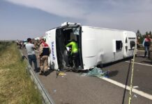 Türkiyədə avtobus aşıb, 5 nəfər ölüb, 14 nəfər yaralanıb