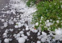 Bölgələrdə şimşək çaxıb, yağış yağıb bəzi yerlərdə dolu düşüb dolu