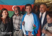 Fuad Abbasov Bakıda belə qarşılanıb – VİDEO