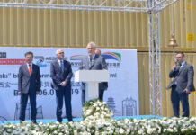 “Sian-Bakı” konteyner blok qatarının qarşılanma mərasimi keçirilib