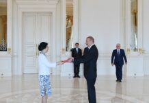 Azərbaycan Prezidenti Çinin yeni səfirinin etimadnaməsini qəbul edib