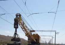 Dəmir yolunun Gəncə-Böyük Kəsik istiqamətində yeni yoldəyişənlərin quraşdırılmasına başlanılıb