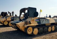 Azərbaycan artilleriyaçıları silah və hərbi texnikaya baxış keçiriblər – VİDEO