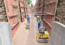 Gəncədə içməli su təchizatı yenidən qurulur – Fotolar