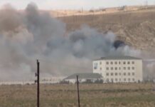 Qazaxıstanda silah anbarı partlayıb, 4 hərbçi xəsarət alıb