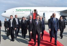 Türkmənistan Prezidenti Azərbaycana səfərə gəlib