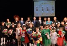 Bakı məktəbliləri böyük səhnədə çıxış ediblər Pinokkio” əsərinin süjet xətti əsasında hazırlanmış tamaşa