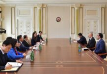 Prezident İlham Əliyev Koreya Milli Assambleyasının sədrini qəbul edib