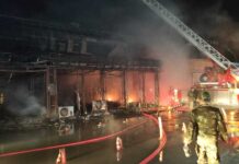 “Binə” ticarət mərkəzindəki yanğın söndürülüb