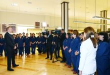 Prezident İlham Əliyev “Azərxalça” ASC-nin Qəbələ filialının açılış mərasimində iştirak edib