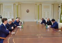 Prezident ATƏT-in Minsk qrupunun həmsədrlərini qəbul edib İlham Əliyev ATƏT-in Minsk qrupunun həmsədrlərini qəbul edib