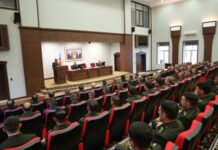 Əlahiddə Ümumqoşun Orduda müvafiq vəzifələrə təyin edilən gənc zabitlərlə növbəti təlim-metodiki toplantı keçirilib gənc zabitlər