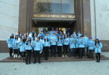 YAP Gəncə şəhər təşkilatının fəal gəncləri “Xalq üçün” təşviqat aksiyası keçirib YAP Gəncə şəhər təşkilatının fəal gəncləri “Xalq üçün” təşviqat aksiyası keçirib