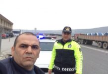 Yol polisindən Qarabağ veteranına böyük sayğı Novruz Məmmədzadə